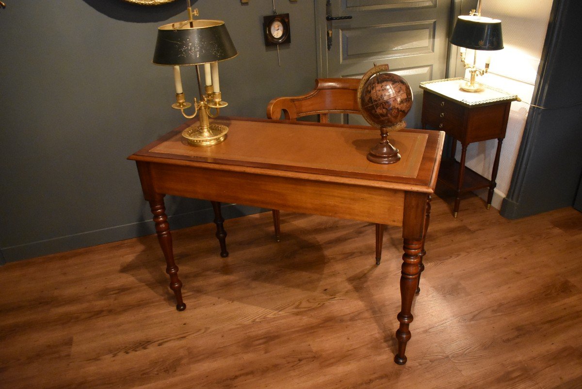 Mahogany Writing Table-photo-5