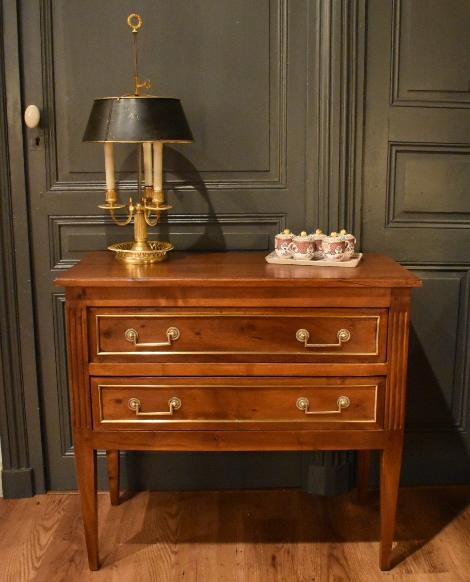 Commode Sauteuse De Style Louis XVI -photo-2