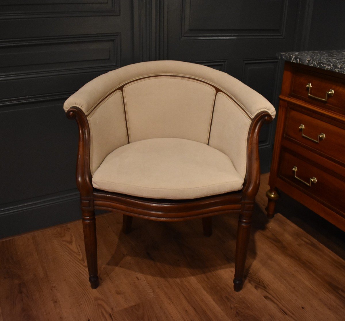 Mahogany Office Armchair