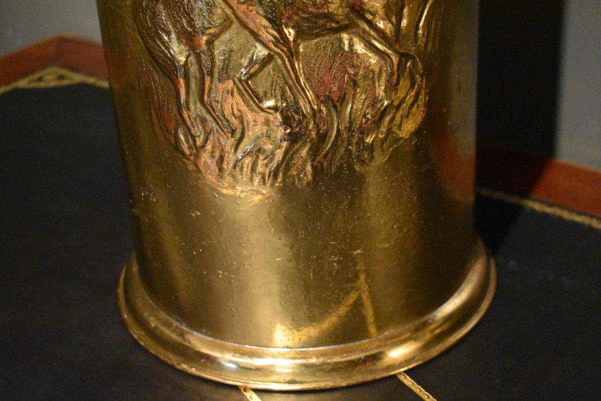 Brass Cane Umbrella Stand-photo-4