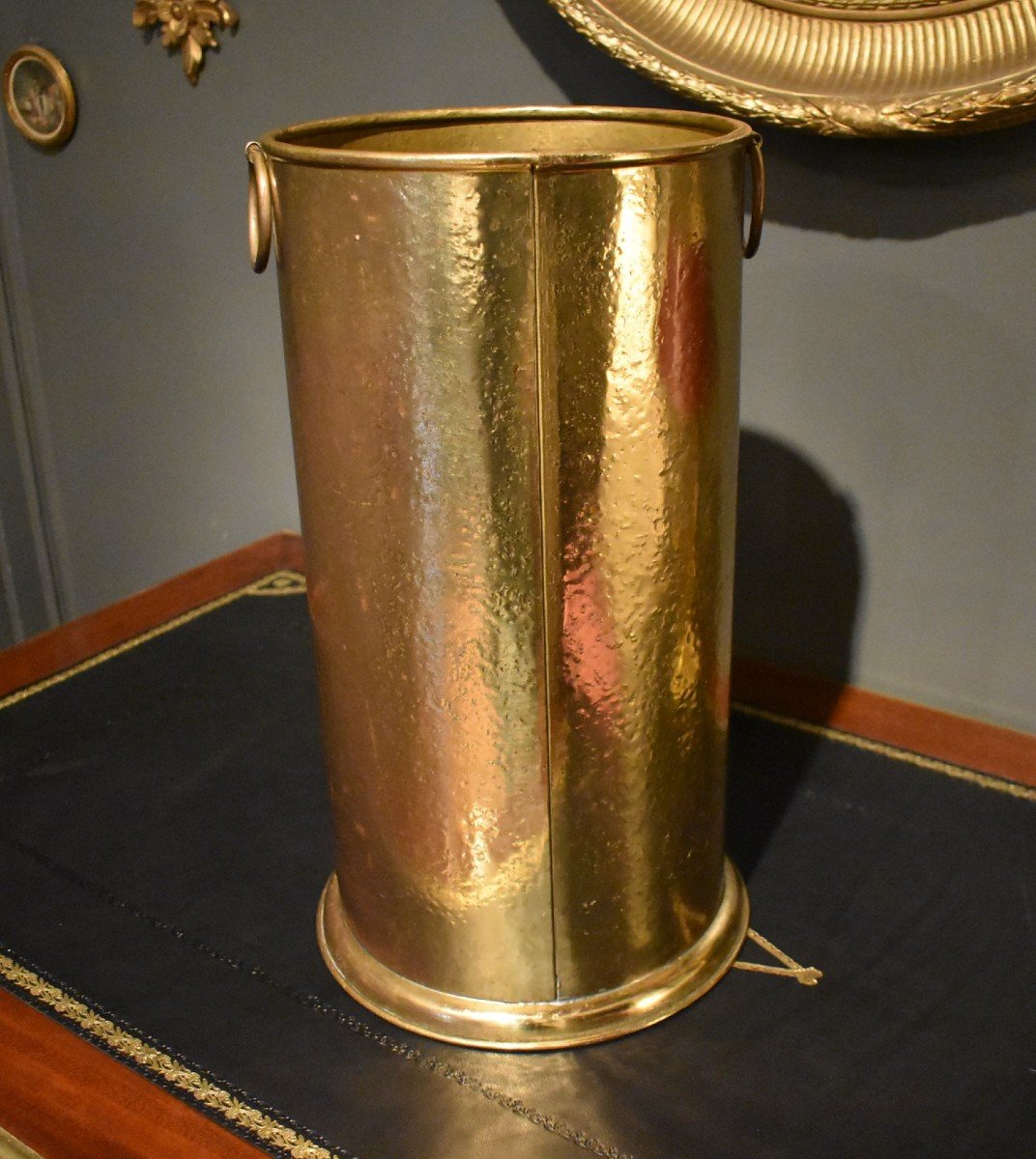 Brass Cane Umbrella Stand-photo-3