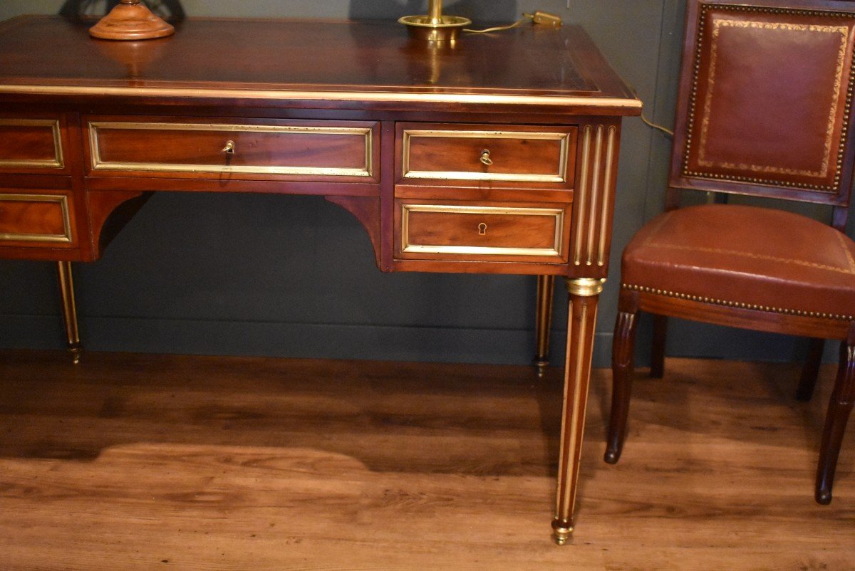 Bureau Plat De Style Louis XVI-photo-4