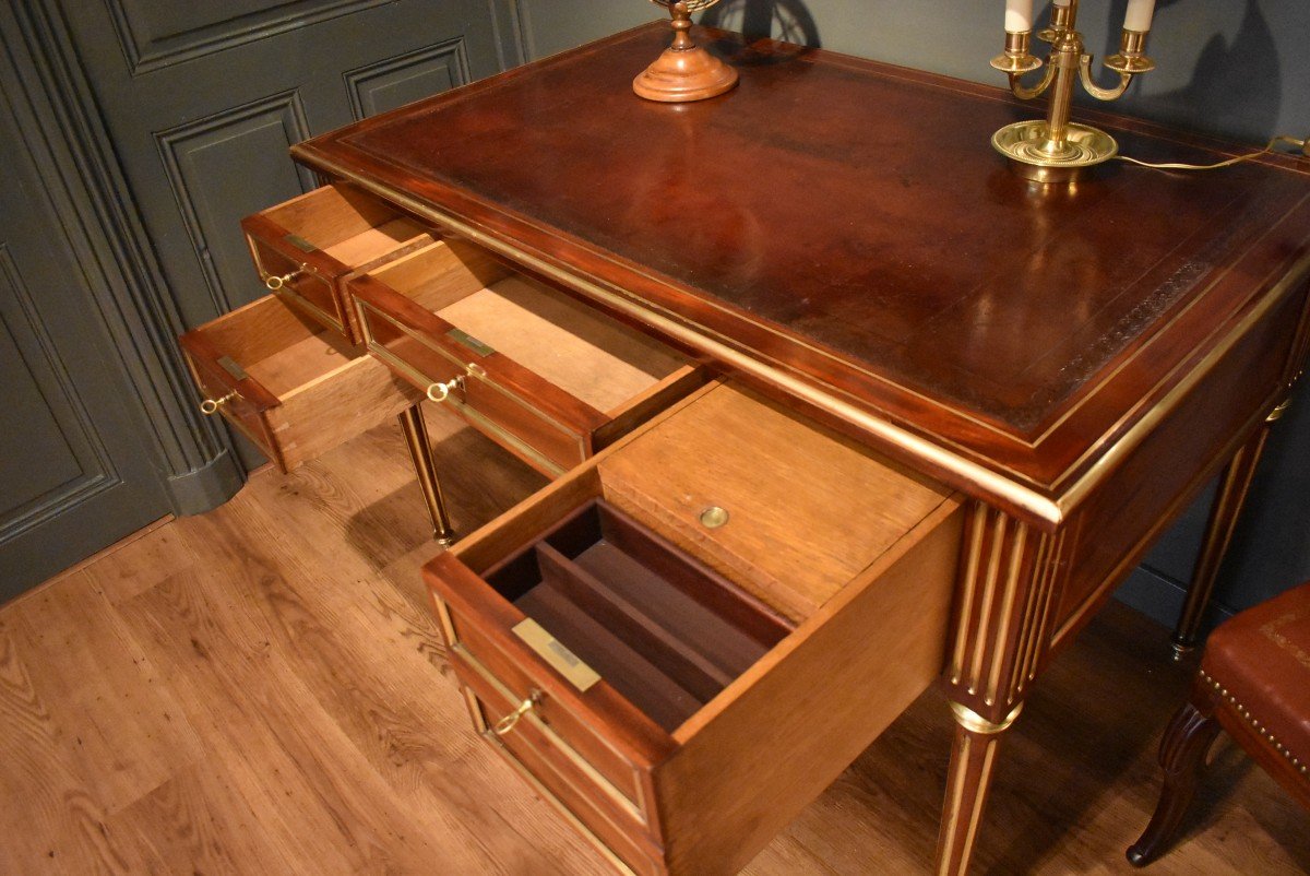 Bureau Plat De Style Louis XVI-photo-1