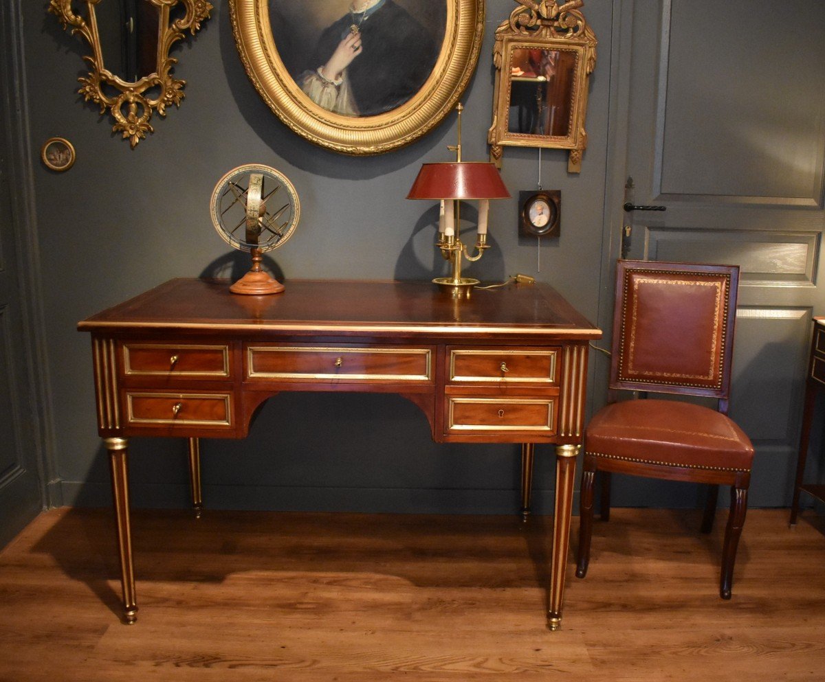 Bureau Plat De Style Louis XVI