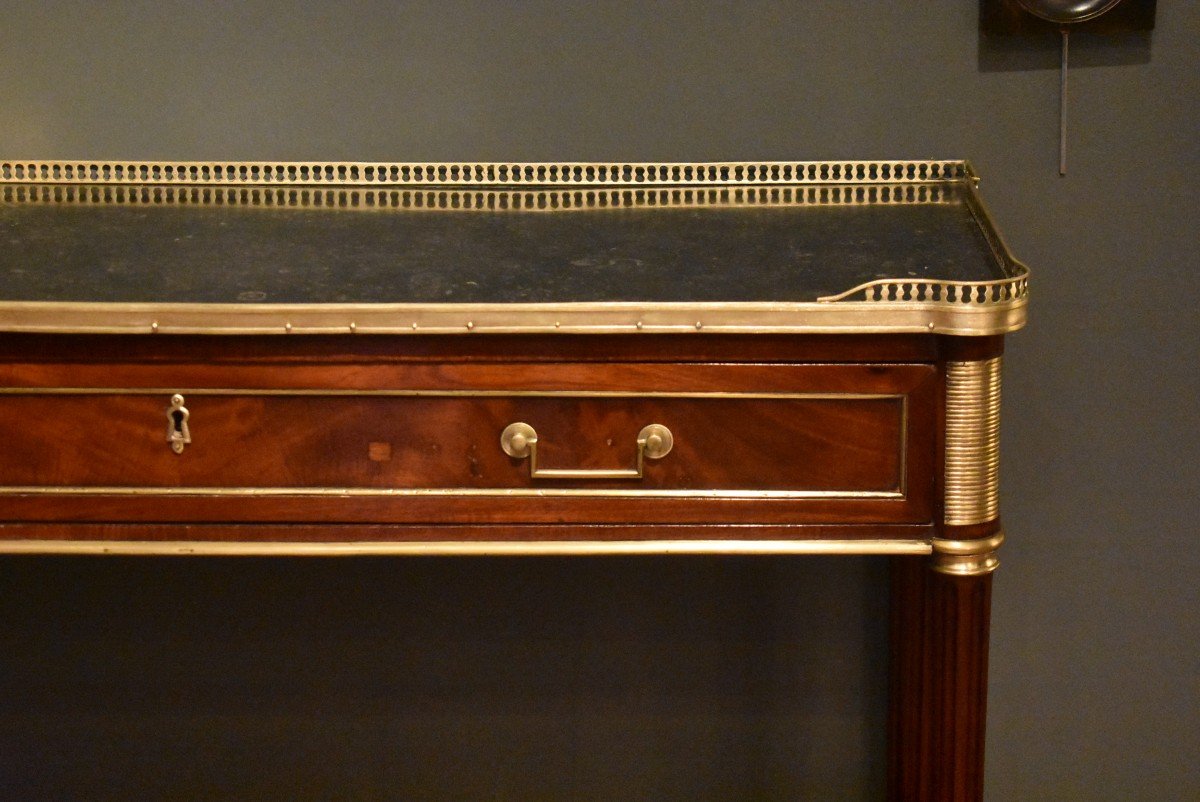 Louis XVI Style Mahogany Console-photo-4