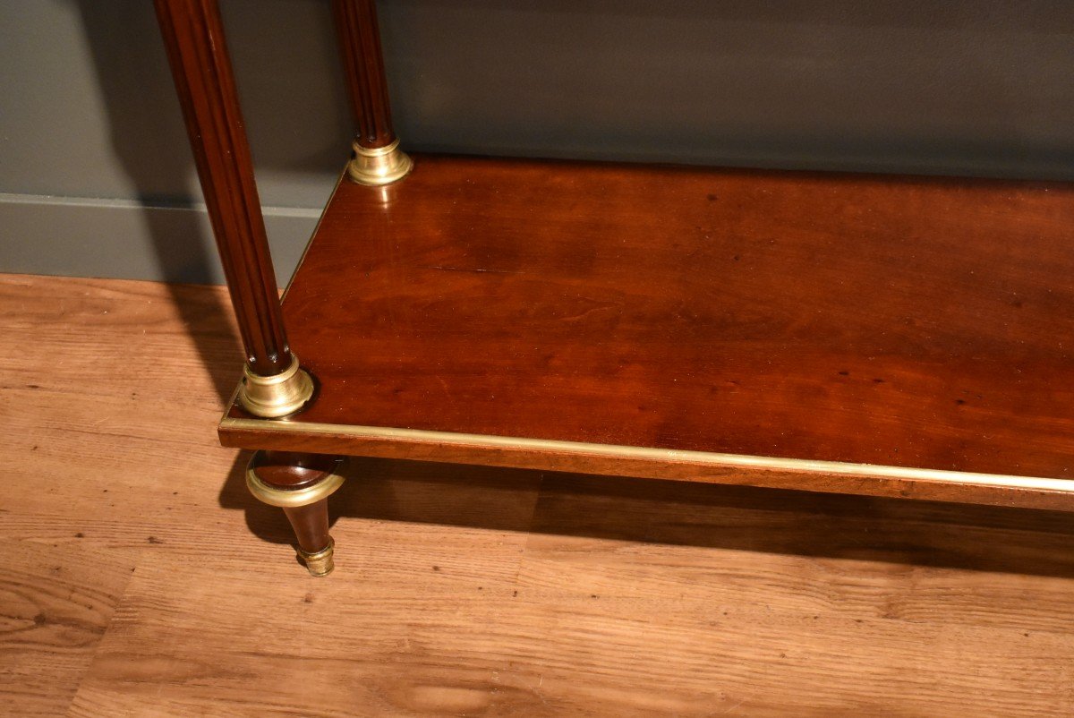 Louis XVI Style Mahogany Console-photo-2