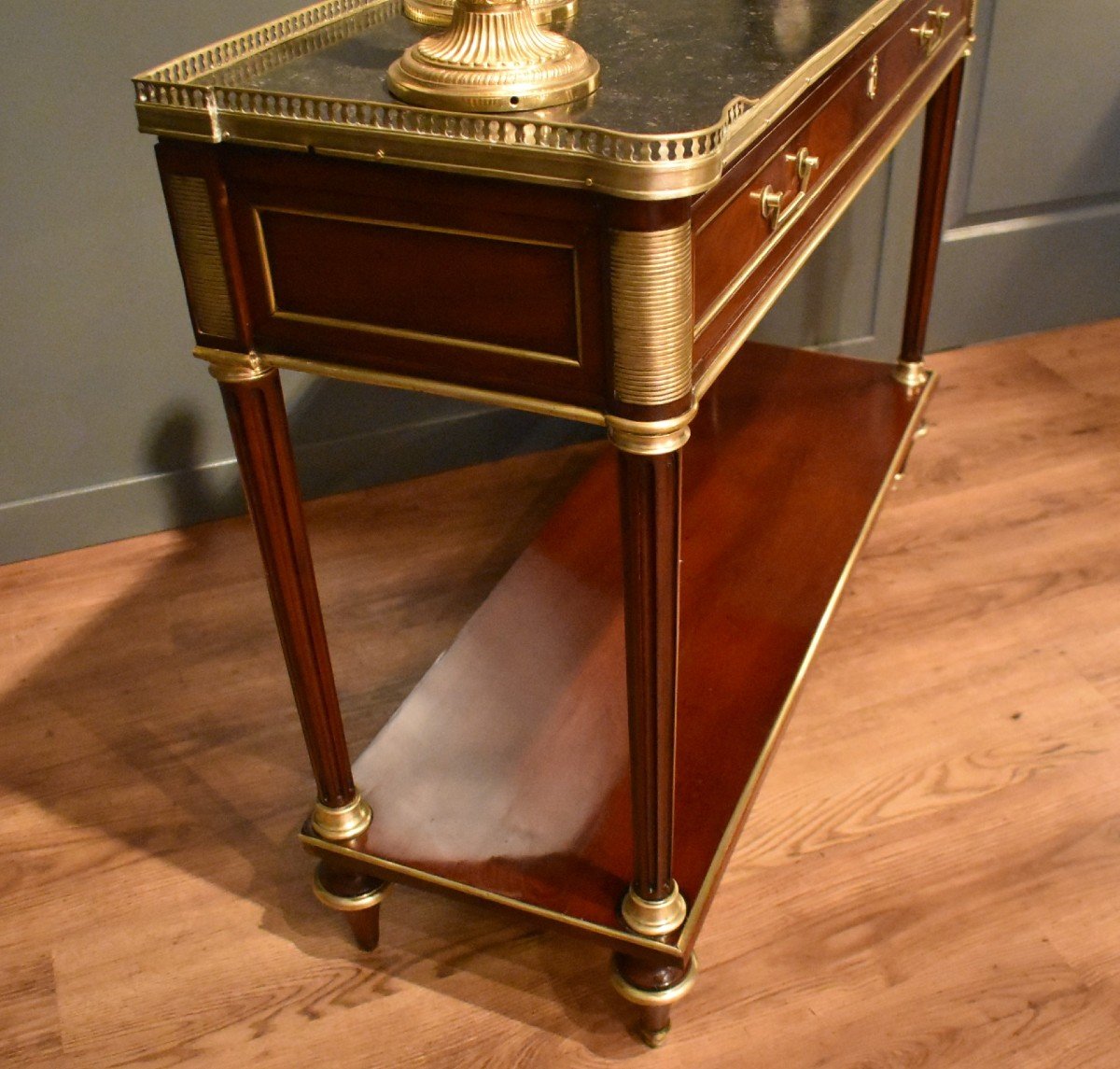 Console De Style Louis XVI En Acajou-photo-5