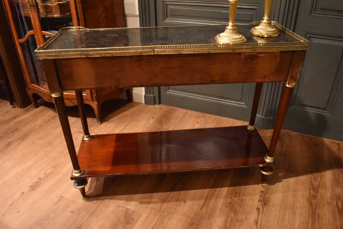 Louis XVI Style Mahogany Console-photo-6