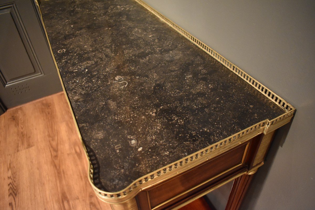 Console De Style Louis XVI En Acajou-photo-7