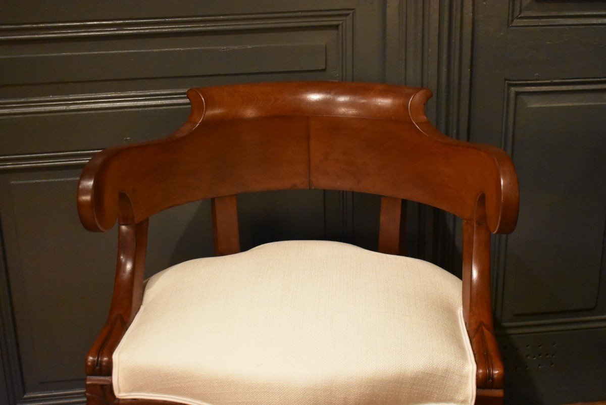 Mahogany Office Chair-photo-2