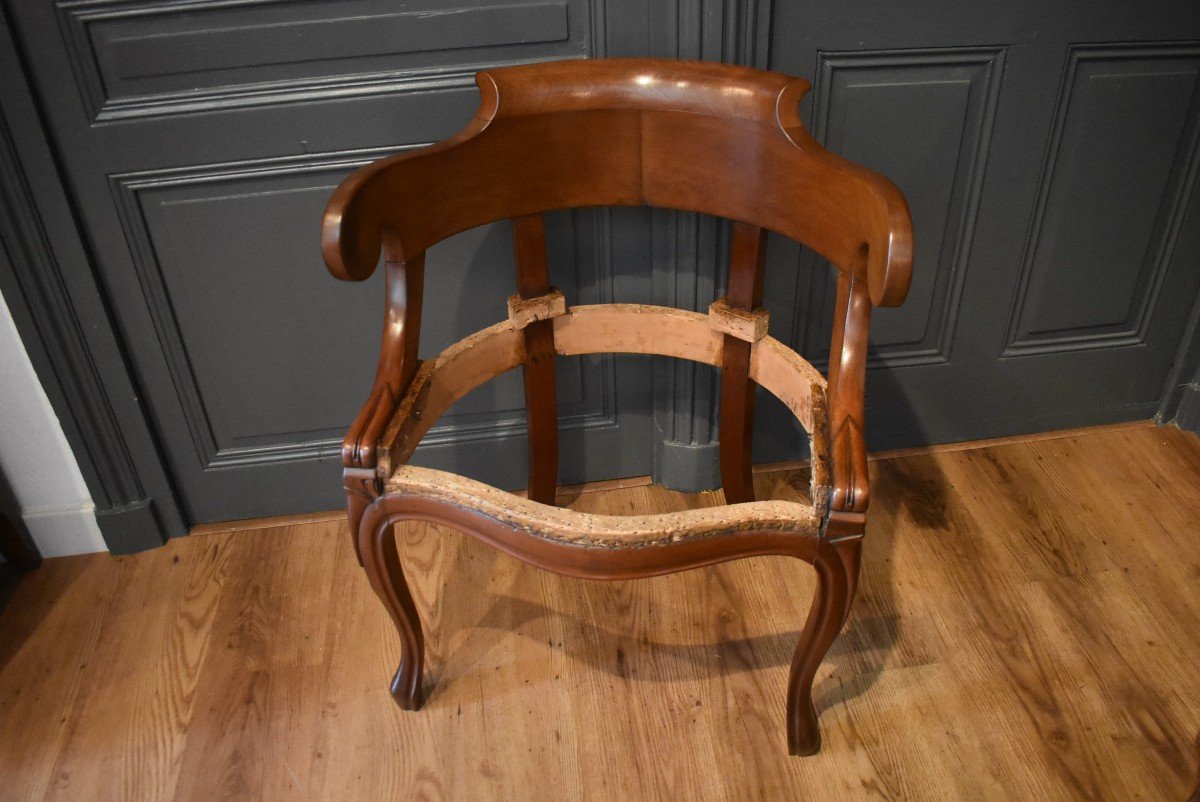 Mahogany Office Chair-photo-6