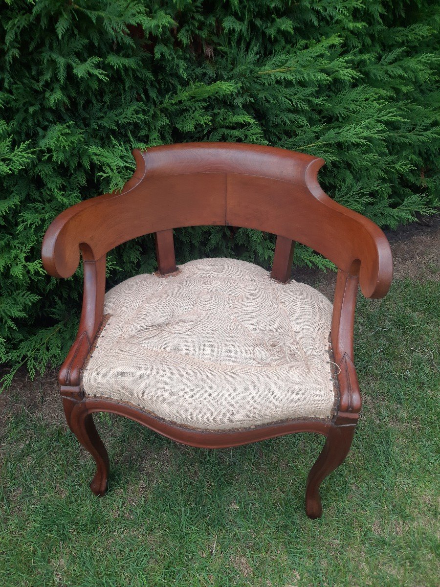 Mahogany Office Chair-photo-7