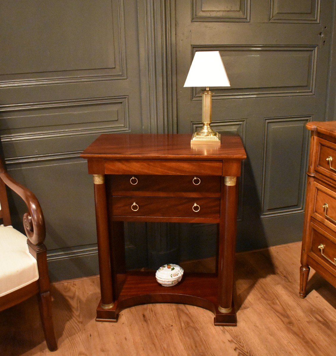 Empire Style Bedside Table