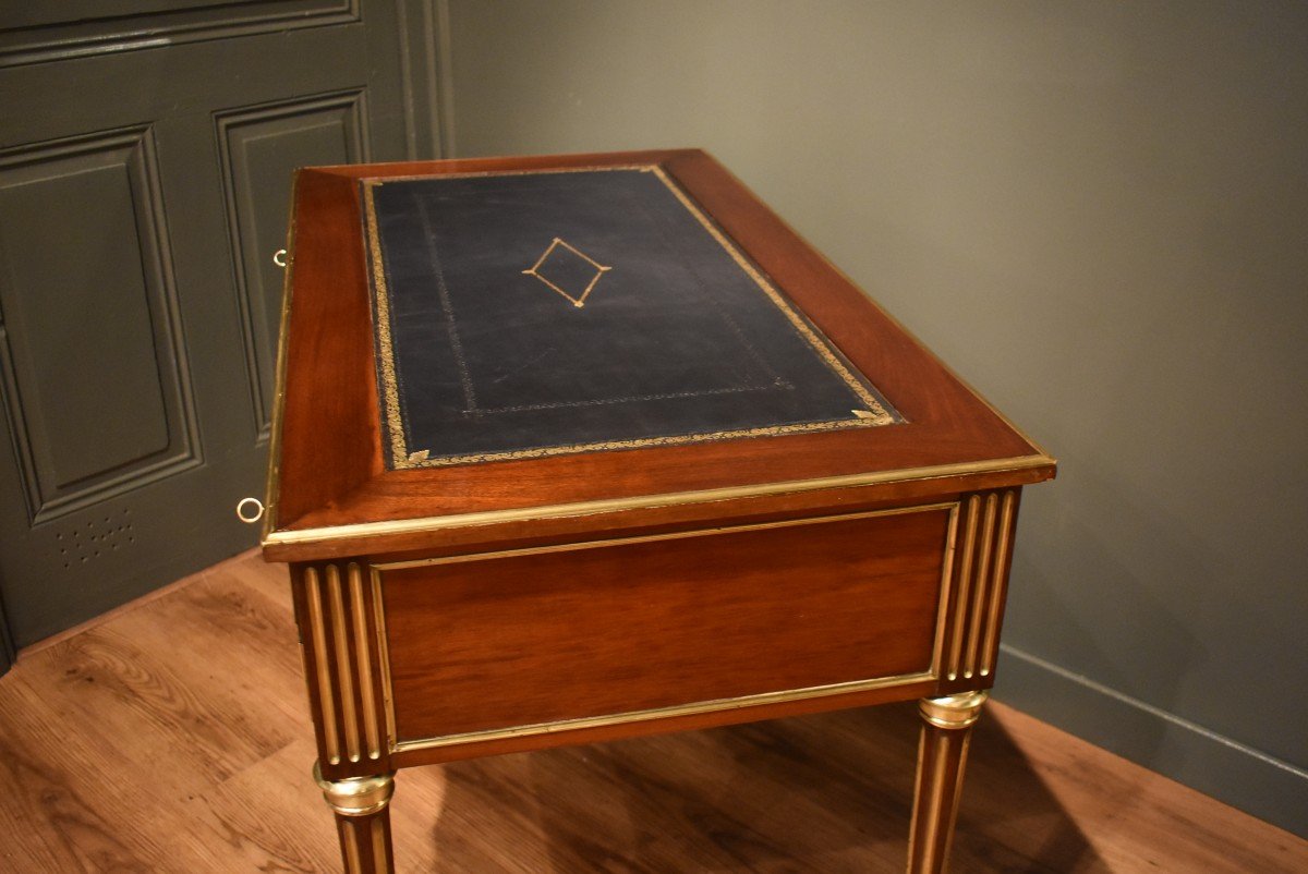 Petit Bureau Plat De Style Louis XVI-photo-4