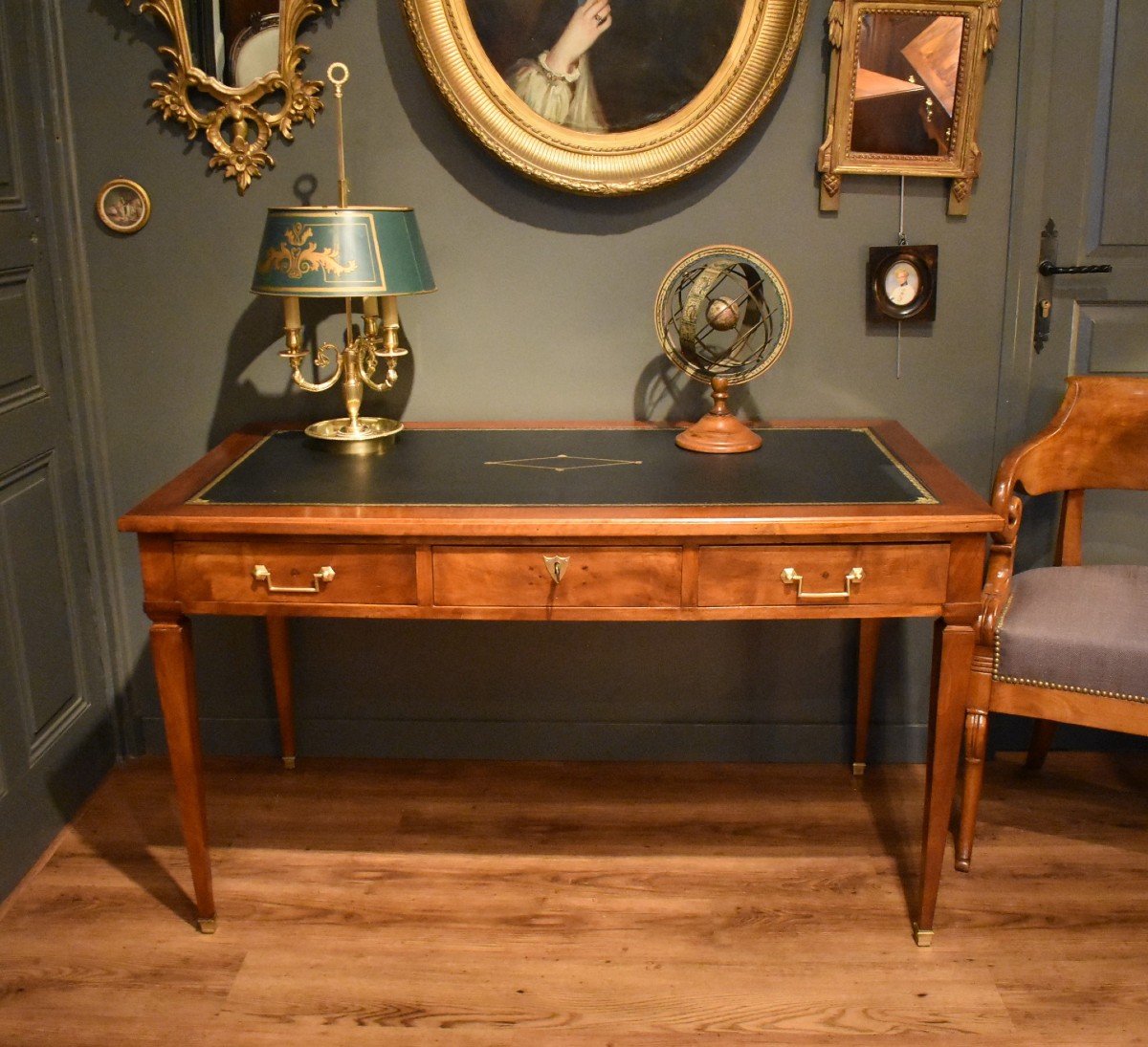 Bureau Plat De Style Louis XVI-photo-2