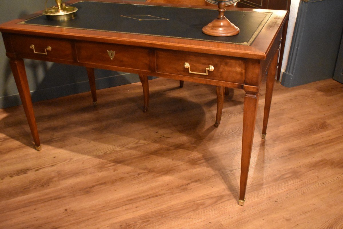 Bureau Plat De Style Louis XVI-photo-7