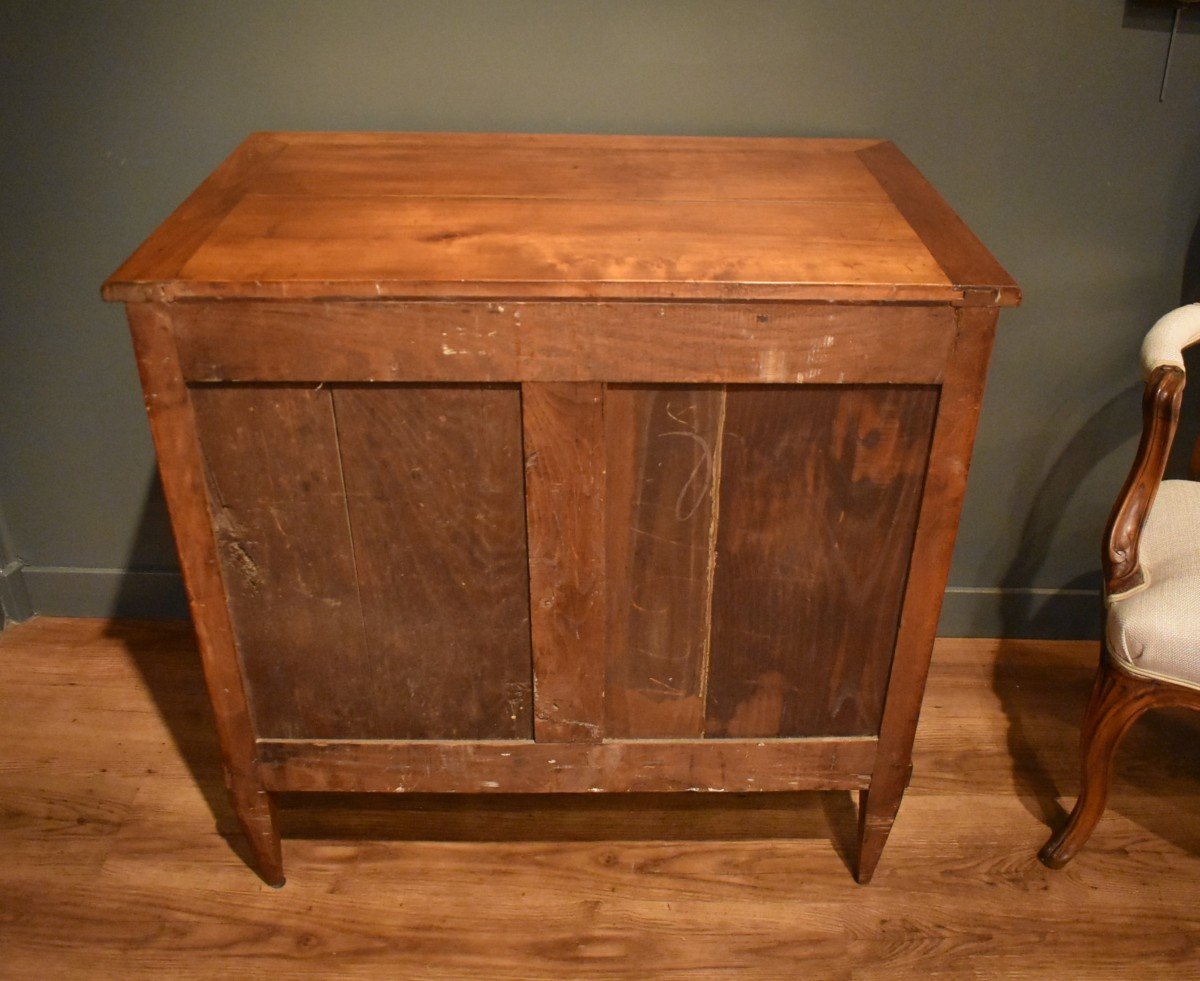 Petite Commode En Merisier De Style  Louis XVI-photo-6