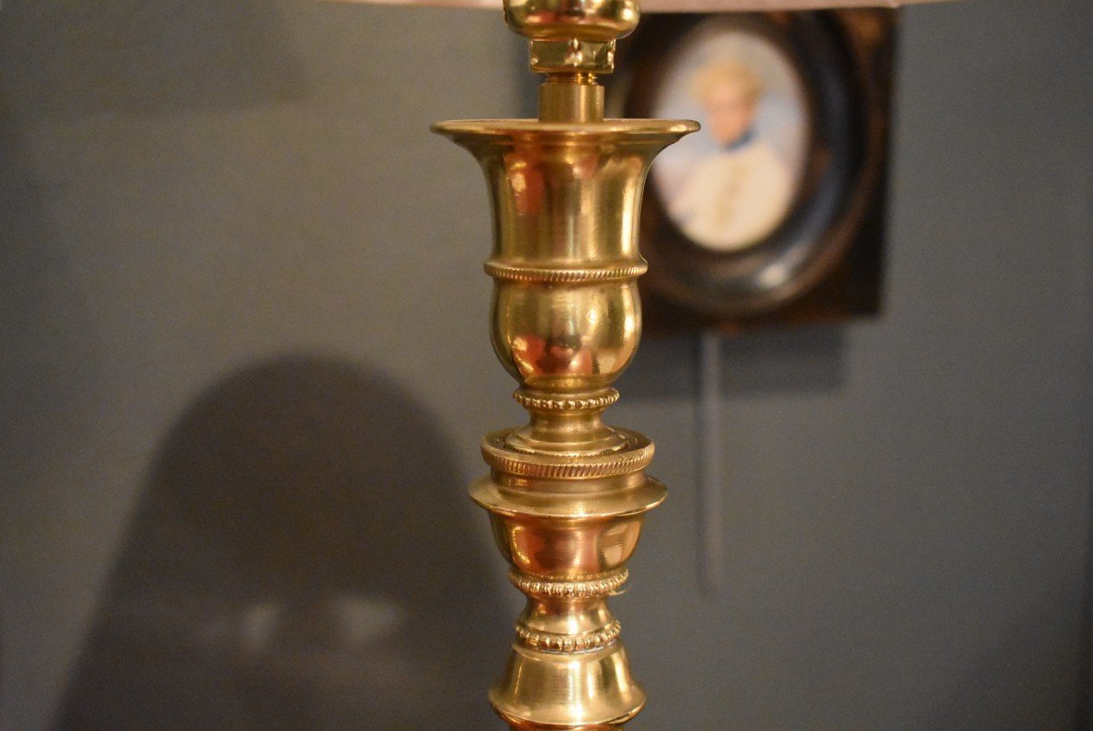 Pair Of Bronze Lamps-photo-3