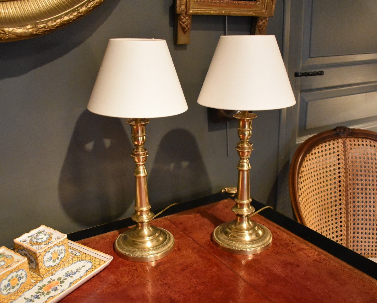 Pair Of Bronze Lamps-photo-6