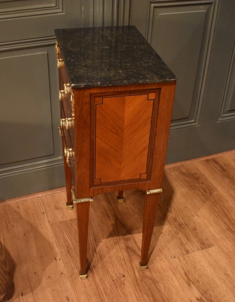 Louis XVI Style Bedside Table-photo-7