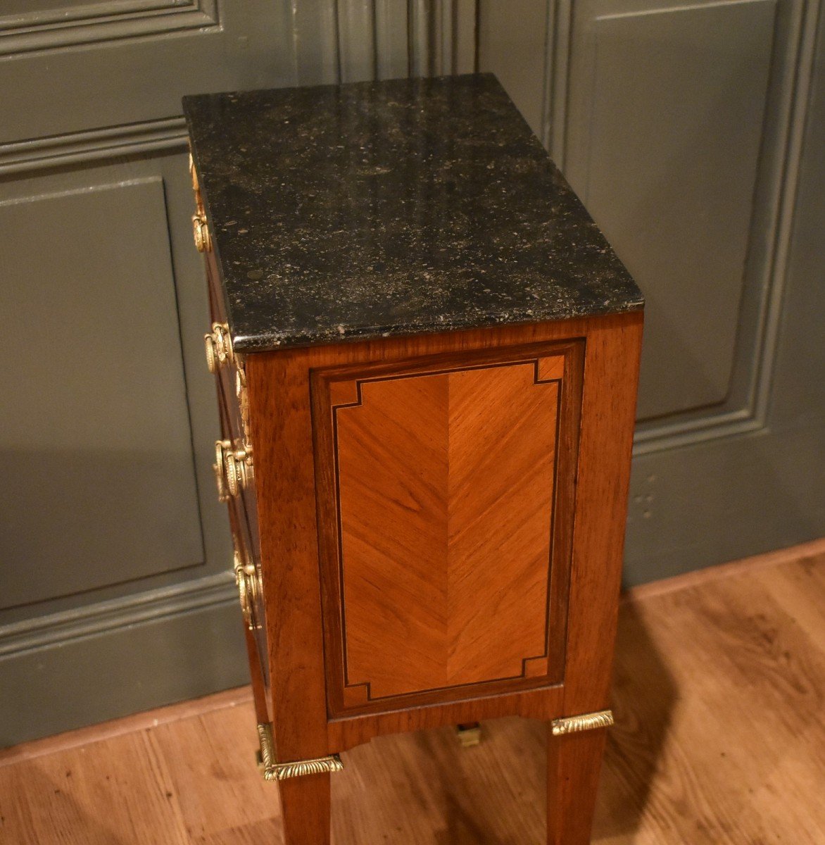 Louis XVI Style Bedside Table-photo-8