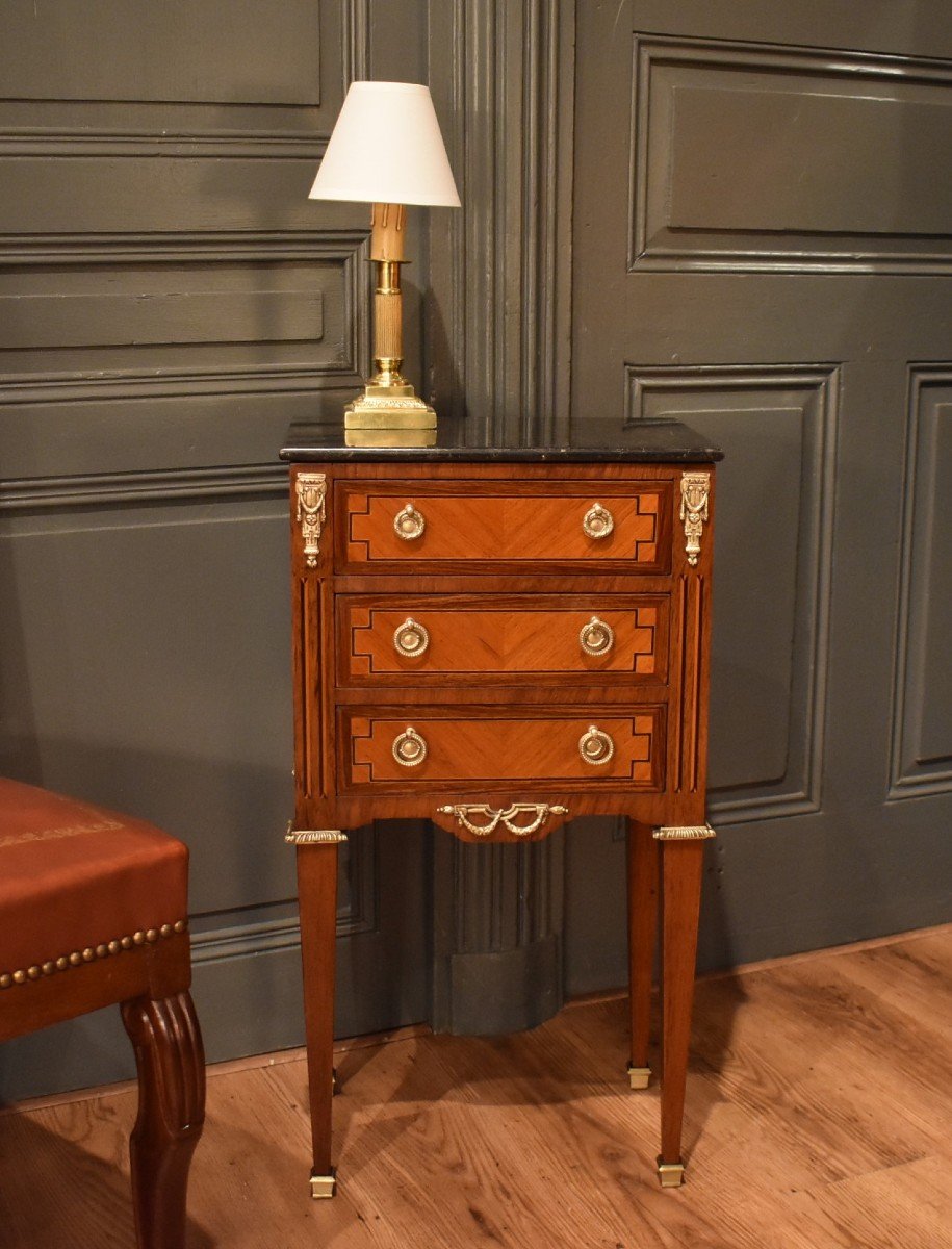 Louis XVI Style Bedside Table