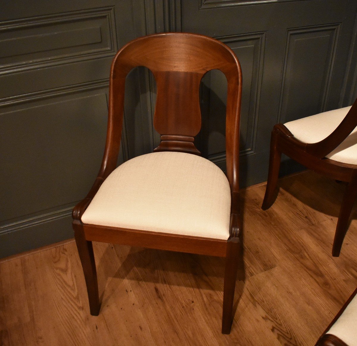 Set Of Six "gondola" Chairs-photo-3