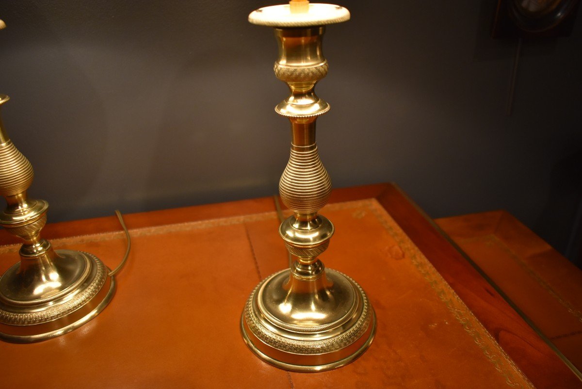 Pair Of Bronze Lamps-photo-1