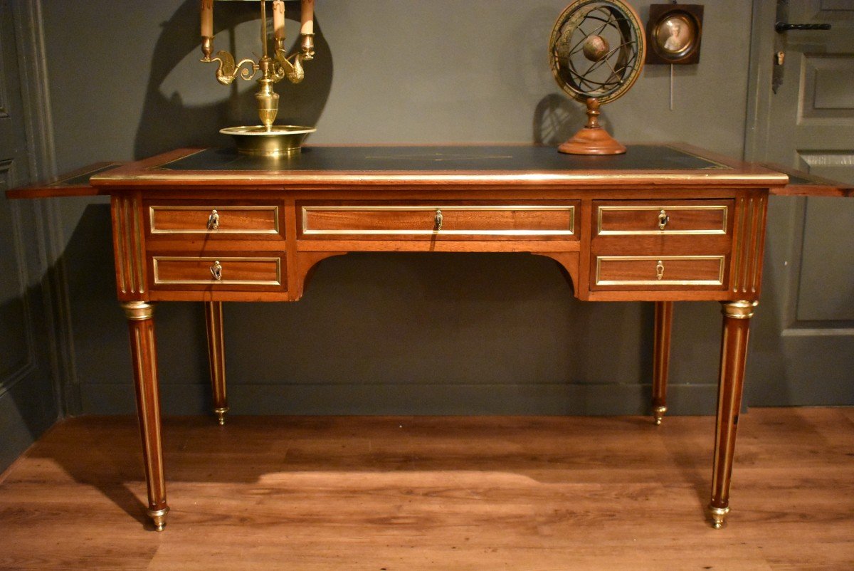 Bureau Plat De Style Louis XVI-photo-2