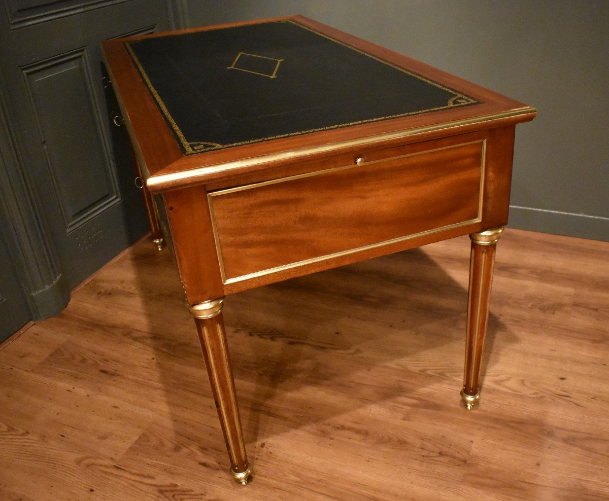 Bureau Plat De Style Louis XVI-photo-7