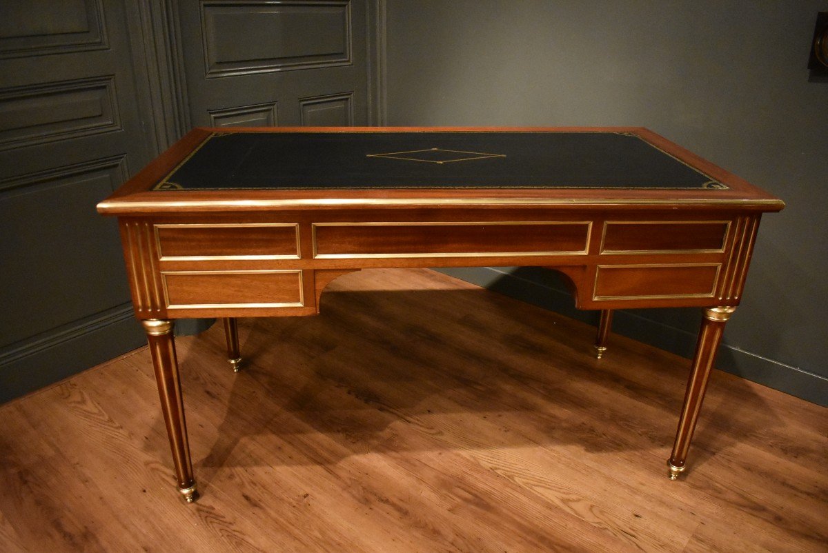 Bureau Plat De Style Louis XVI-photo-8