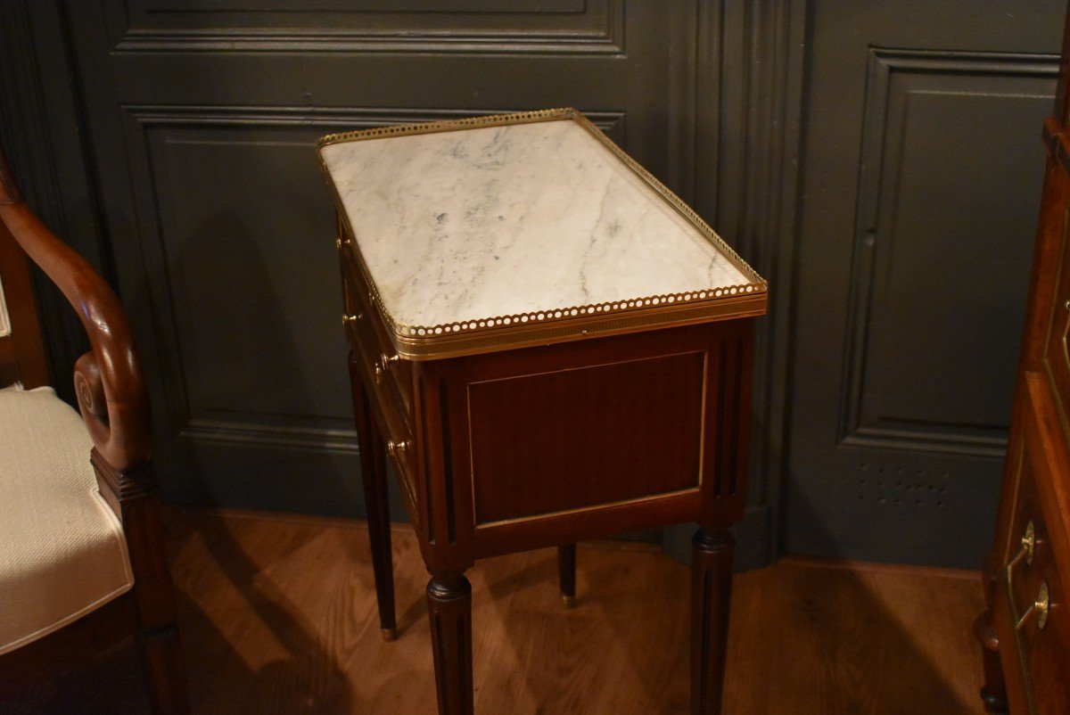 Louis XVI Style Chiffonniere Table-photo-3