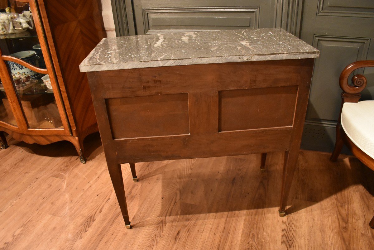 Louis XVI Style Sauteuse Chest Of Drawers -photo-8