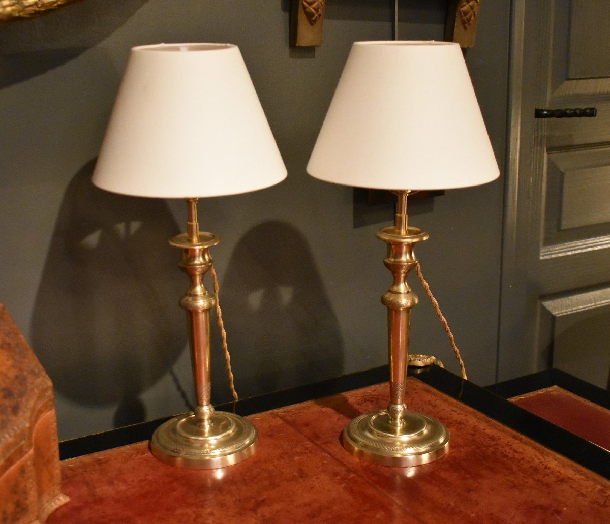 Paire De Lampes  Empire-photo-4