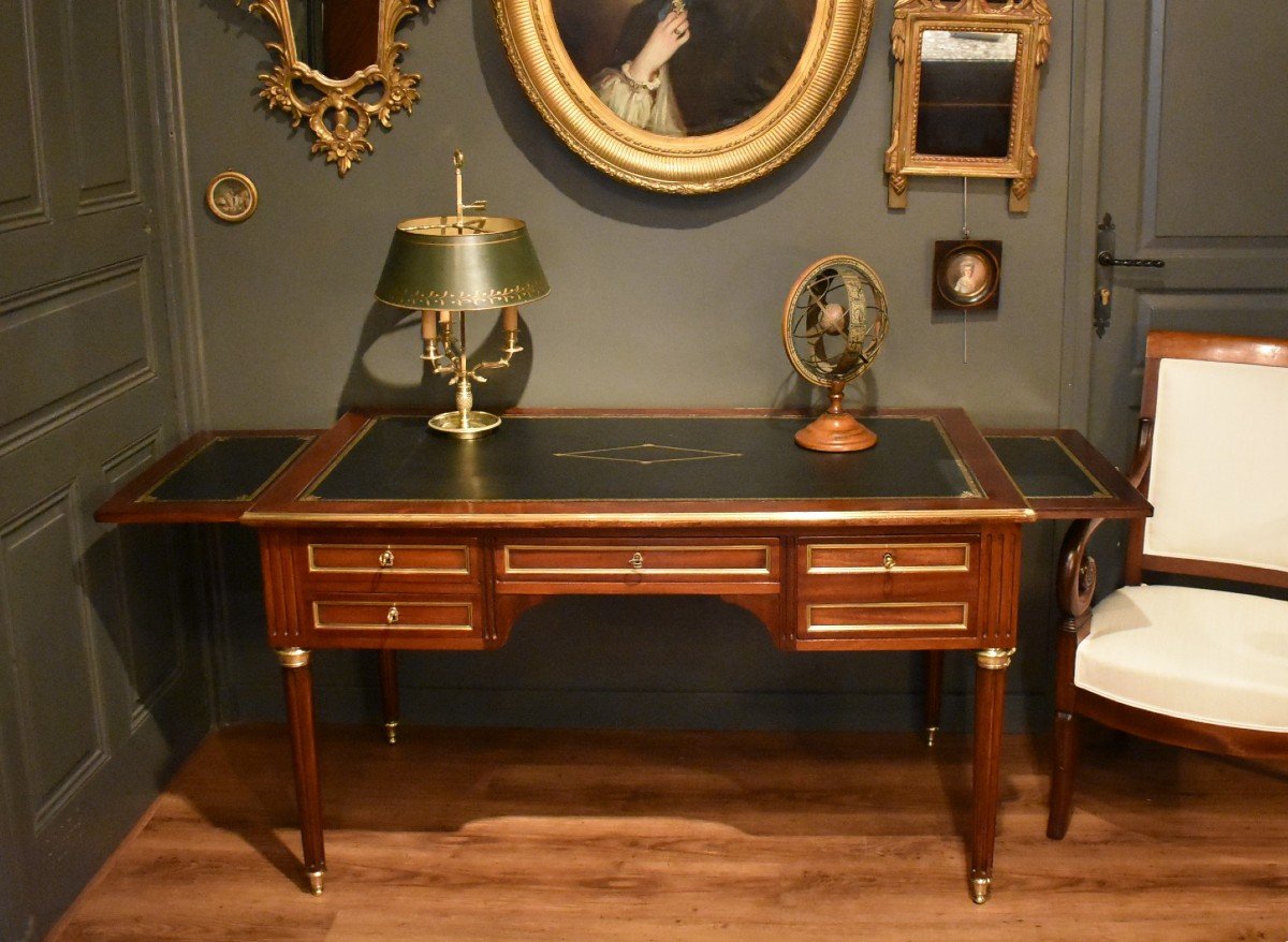 Bureau Plat De Style Louis XVI-photo-2