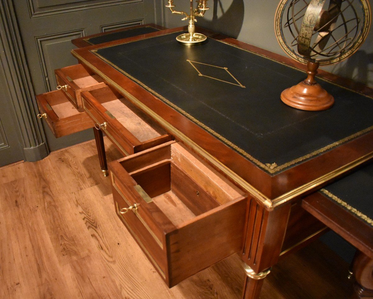 Bureau Plat De Style Louis XVI-photo-1