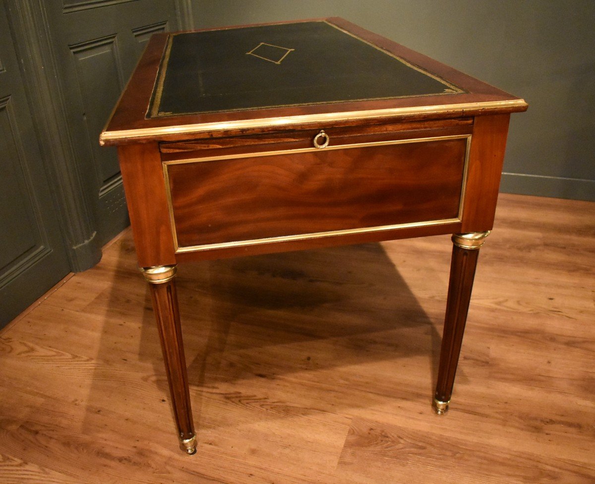 Bureau Plat De Style Louis XVI-photo-5