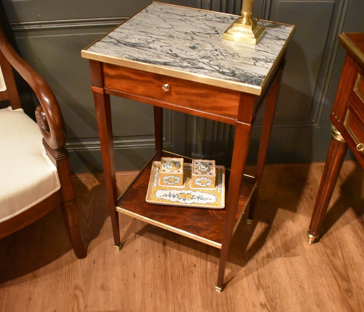 Mahogany Side Table-photo-2