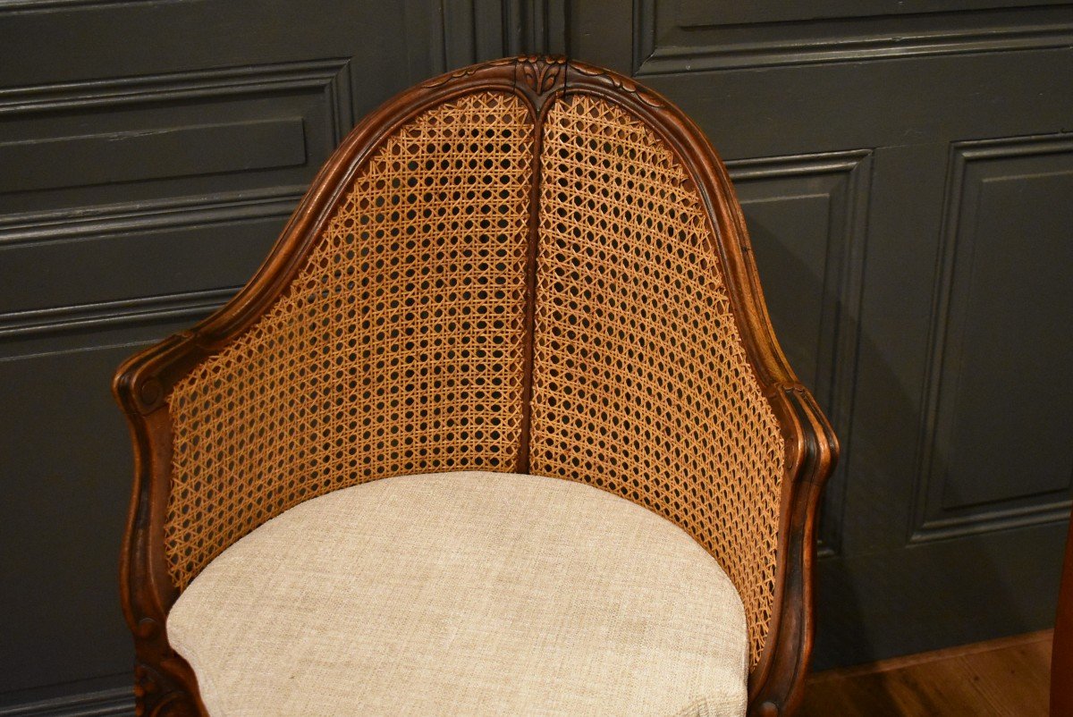 Louis XV Style Office Armchair 2-photo-2