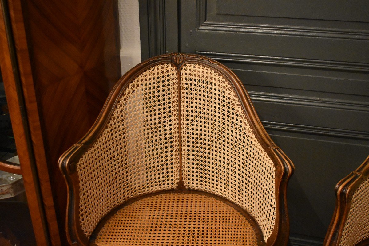 Louis XV Style Office Armchair 2-photo-8