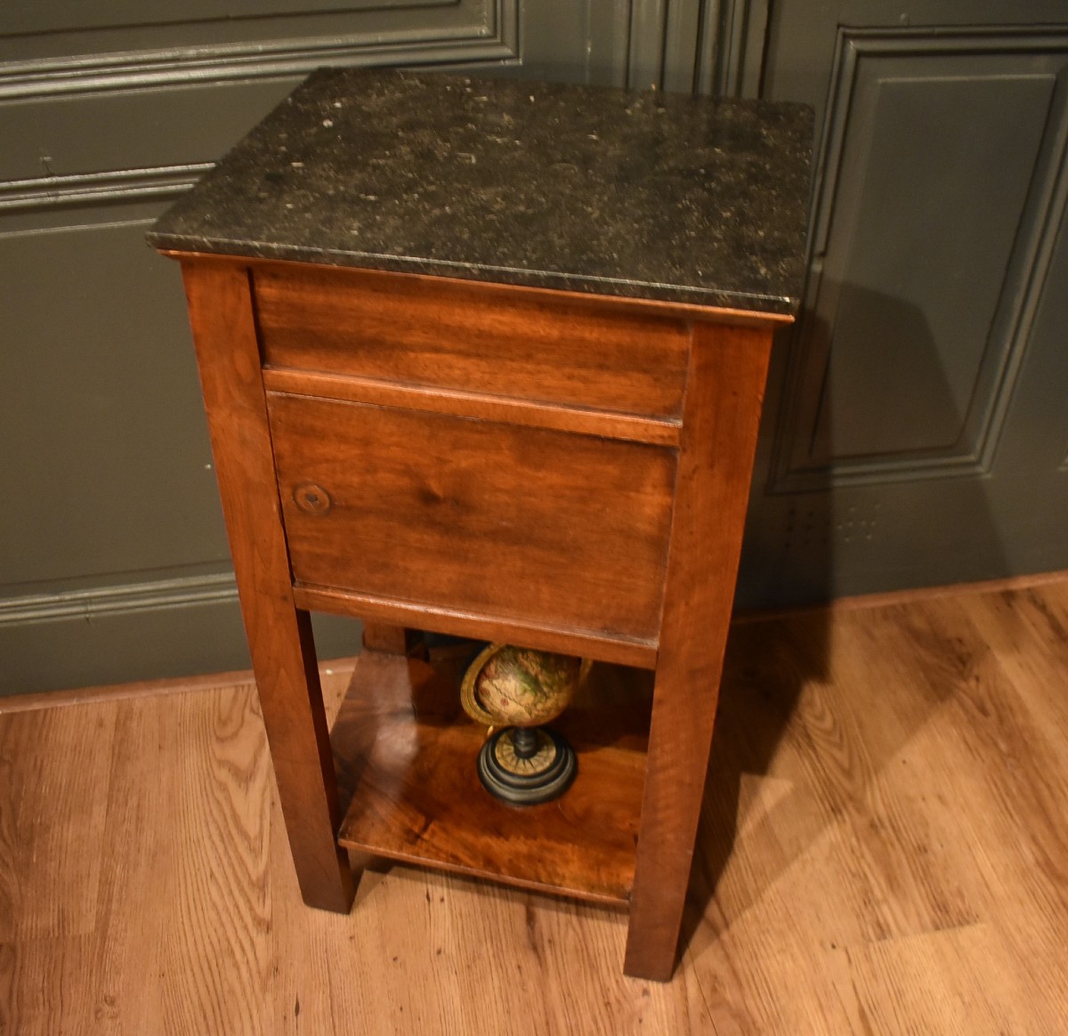 Empire Walnut Bedside Table-photo-6