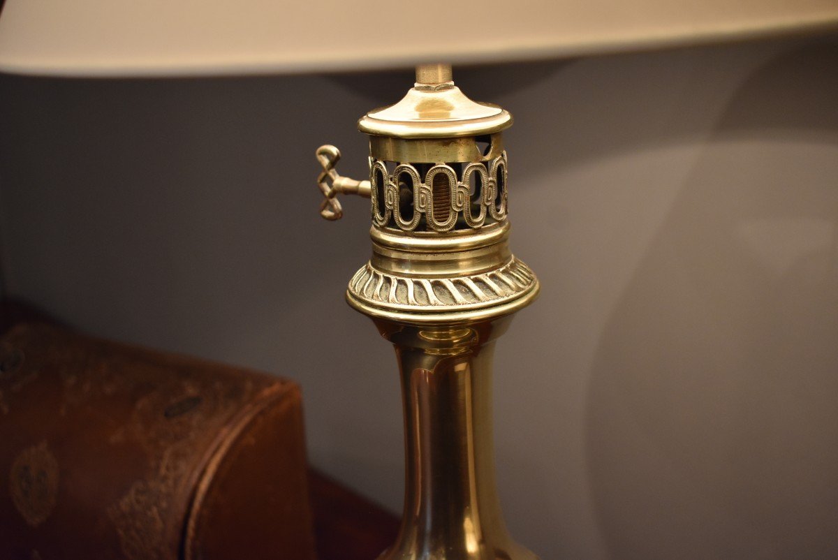 Brass And Bronze Lamp-photo-4