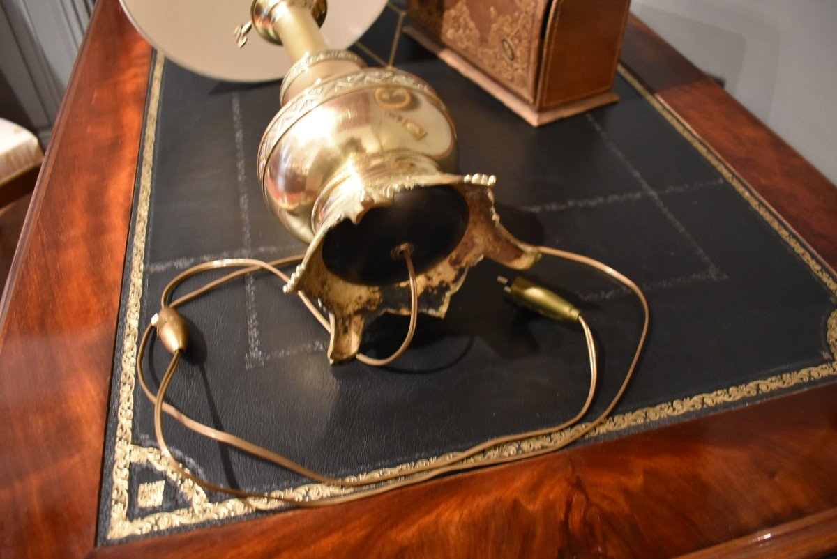 Brass And Bronze Lamp-photo-6