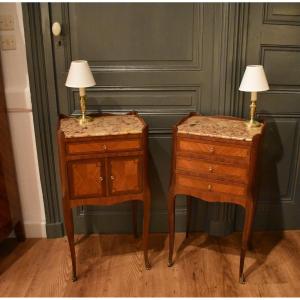 Pair Of Louis XV Style Bedside Tables