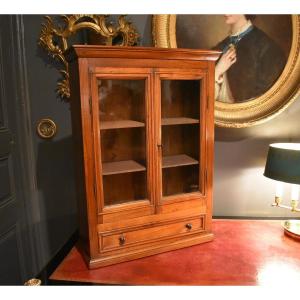 Small Display Case To Hang Or Place In Cherry Wood