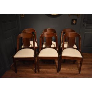 Set Of Six "gondola" Chairs