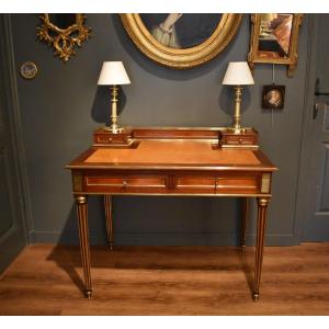 Small Louis XVI Style Mahogany Desk