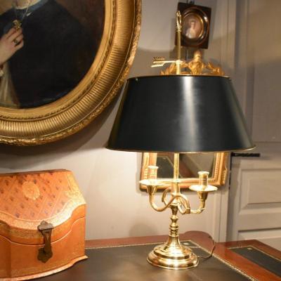 Grande Lampe Bouillotte With Two Lights 