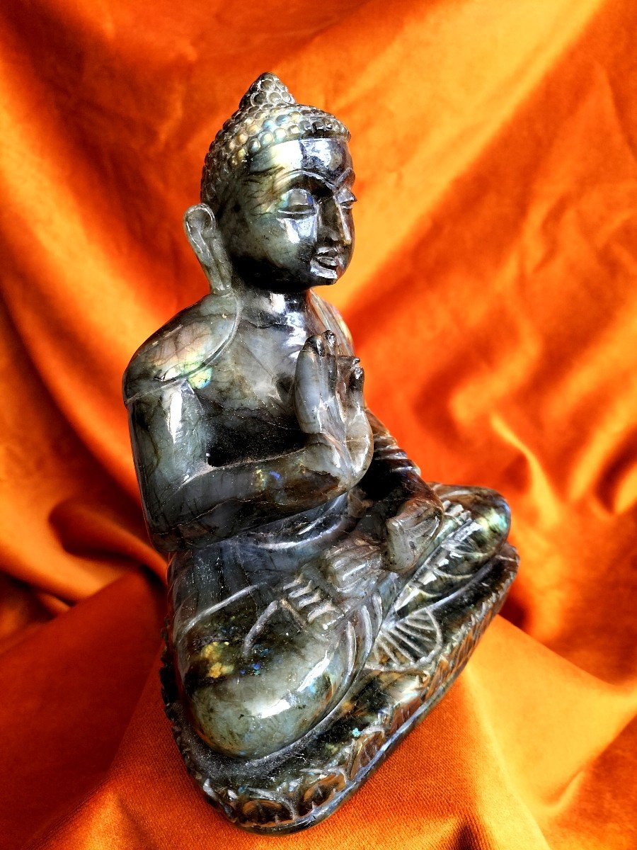 Sakyamuni Labradorite Buddha-photo-2