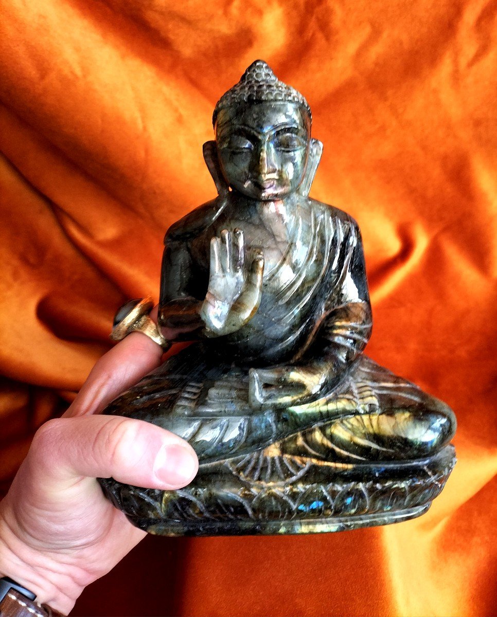 Sakyamuni Labradorite Buddha-photo-7